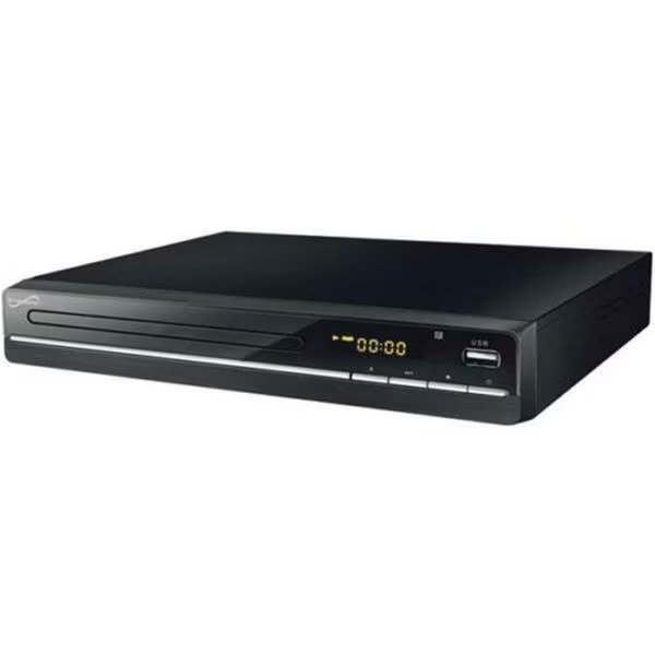2-Channel DVD Player - Black, Supersonic, Mfr#: SC-20H